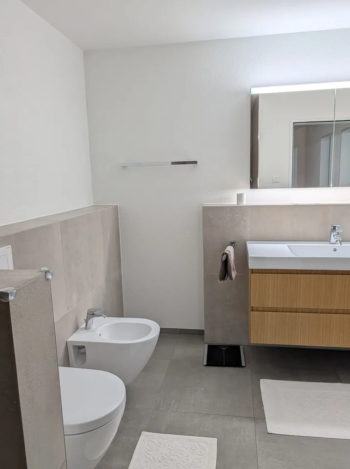 Helle 4.5-Zimmer-Neubauwohnung in Unterägeri mit Balkon, Keller und Garage.