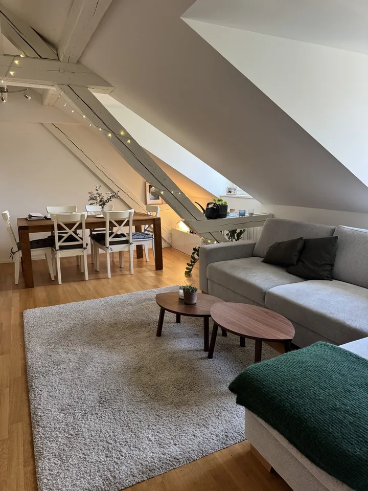 Top Lage: Schöne Dachgeschosswohnung im Herzen von Wiedikon