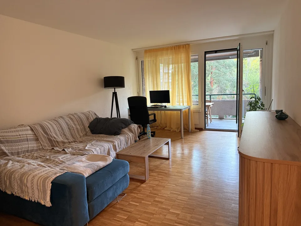 Möblierte Untermiete 2.5 Zi. – Wannerstrasse, Brunaupark (Zürich) // Furnished sublet, 2.5 rooms – Wannerstrasse, Brunaupark (Zurich)