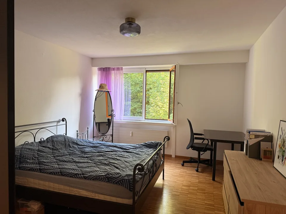 Möblierte Untermiete 2.5 Zi. – Wannerstrasse, Brunaupark (Zürich) // Furnished sublet, 2.5 rooms – Wannerstrasse, Brunaupark (Zurich)