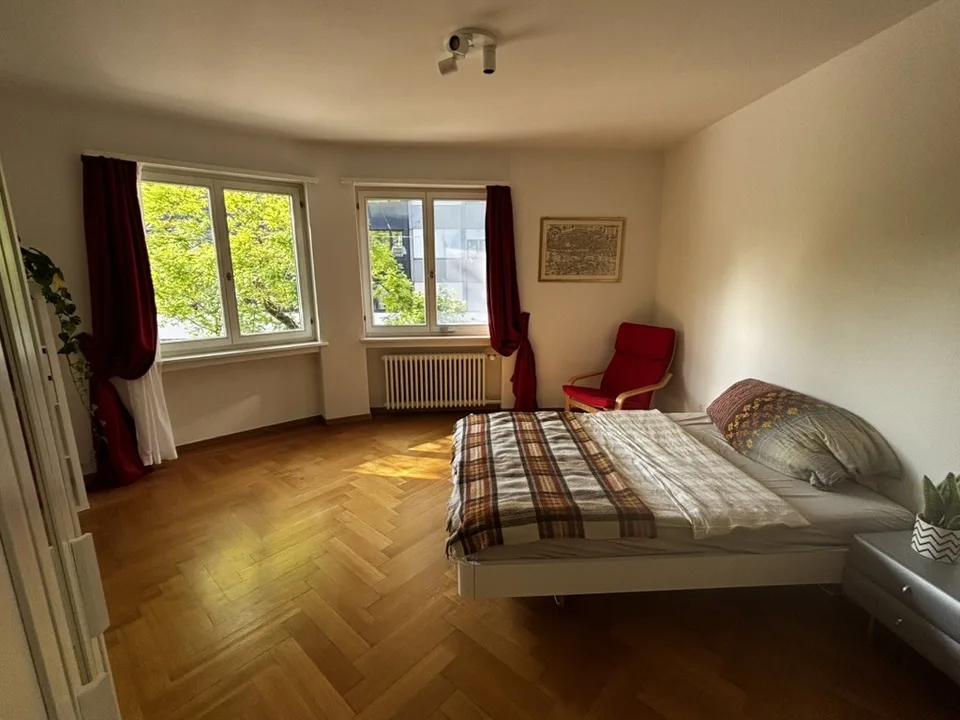 Large bright room (20m²) in a spacious flat — heart of Zürich