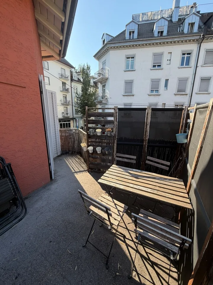 Helle 3-Zimmer-Wohnung mit Terrasse am Limmatplatz