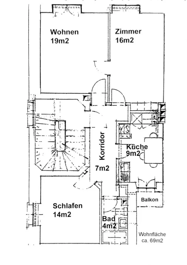 2er-WG Voltastrasse 44