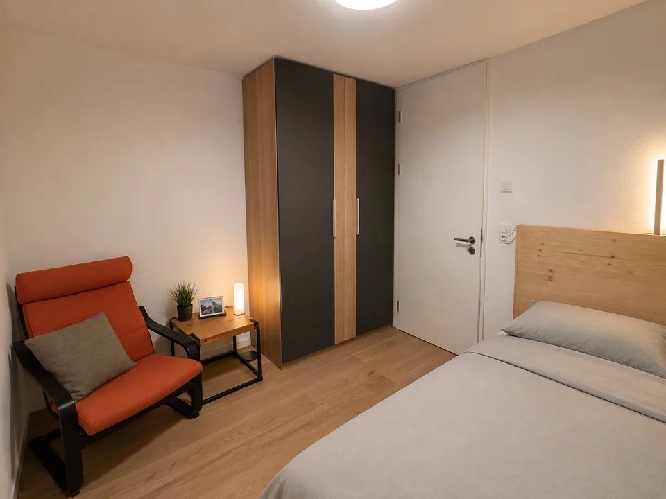 WG-Zimmer mit Traumblick & eigenem Bad in moderner Neubauwohnung