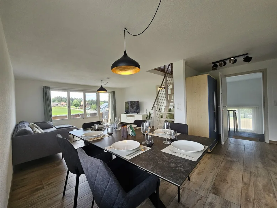 4½ ZI-WOHNUNG IN SCHWARZENBURG (BE), MÖBLIERT, TEMPORÄR