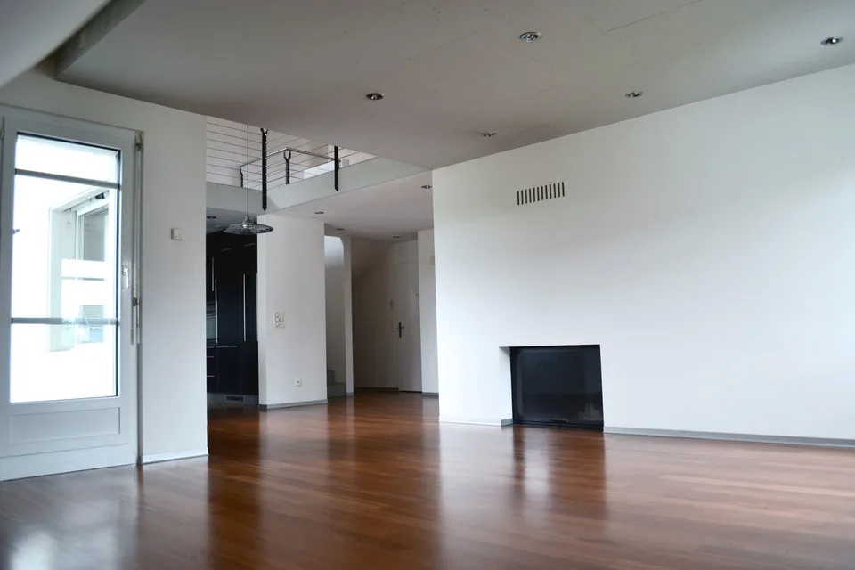 4.5-Zimmer-Maisonette-Wohnung mit grossem Balkon und unverbaubarer Aussicht