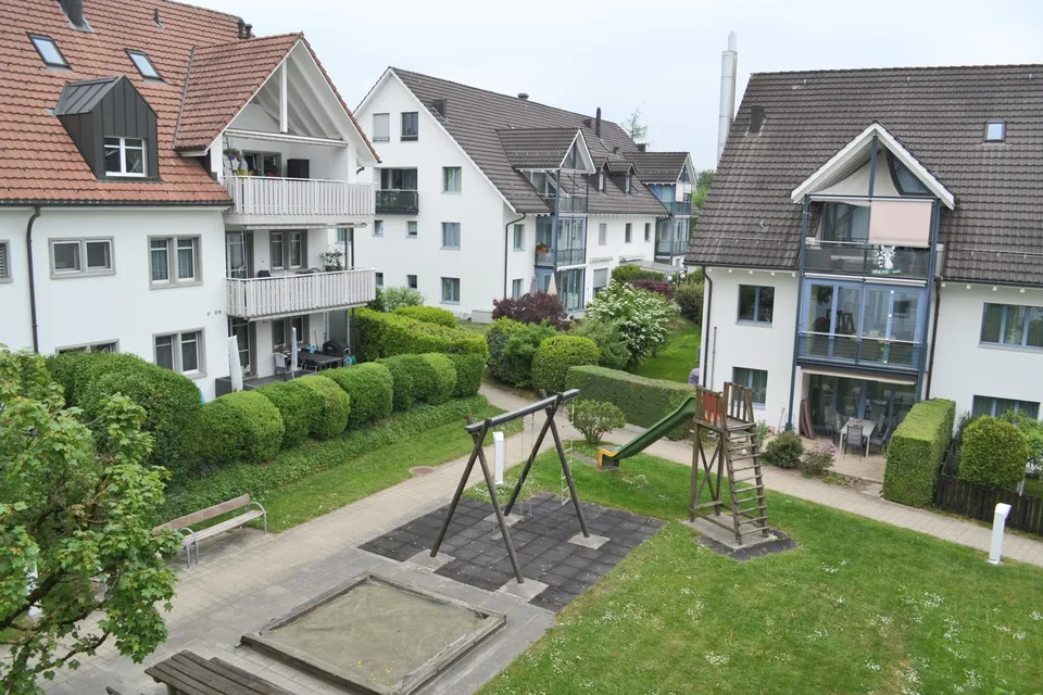 4.5-Zimmer-Maisonette-Wohnung mit grossem Balkon und unverbaubarer Aussicht