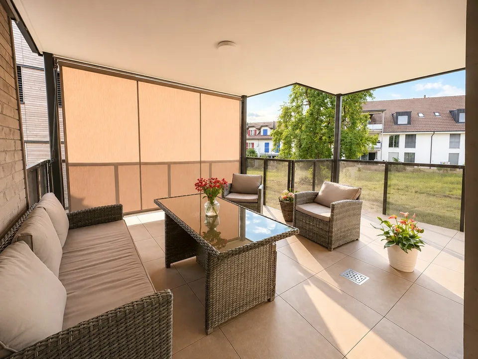Helle und moderne 4.5-Zimmer-Wohnung mit grosszügigem Balkon