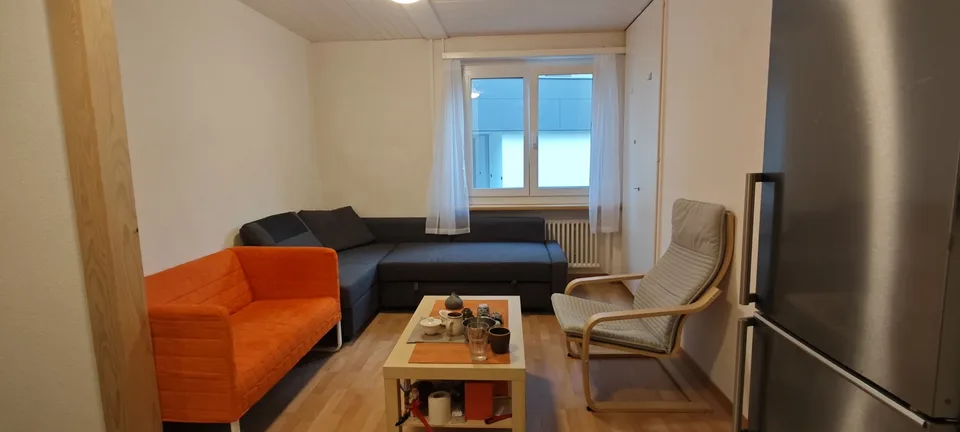 2.5 rooms furnished studio with shared kitchen available from 1.September 2026