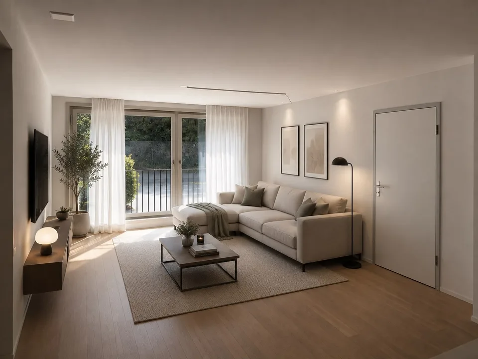 Elegante 3.5-Zimmer-Wohnung im Zentrum, 89 m²