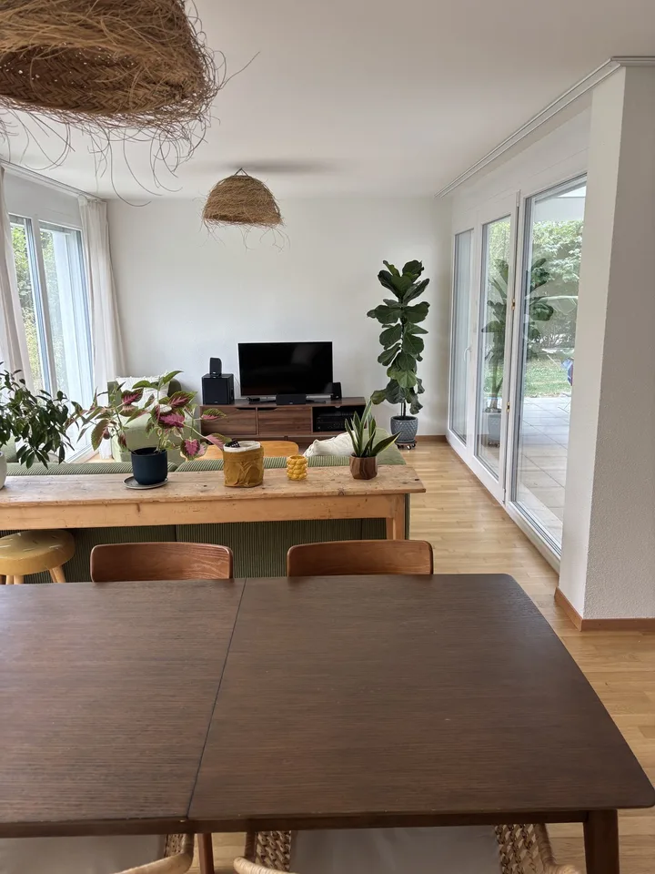 Apartement 4 1/2 avec jardin