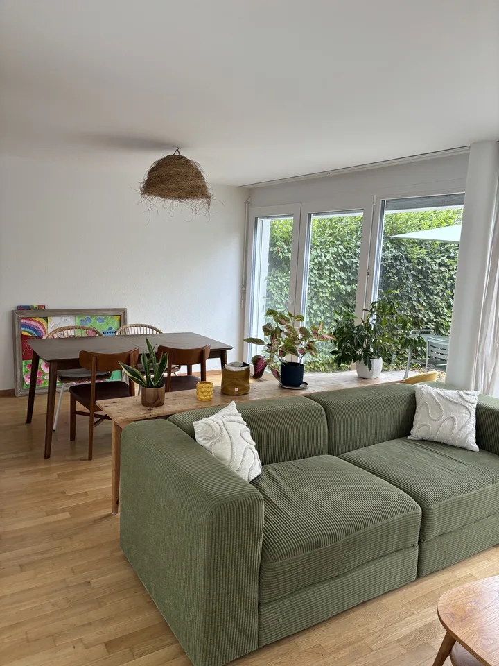 Apartement 4 1/2 avec jardin
