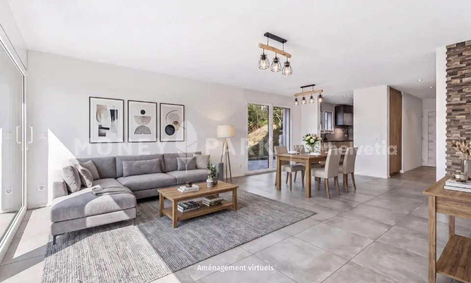 Maison contigüe d'angle de 5.5 pièces