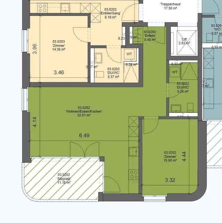 Herzige 2.5-Zimmerwohnung im Grünen