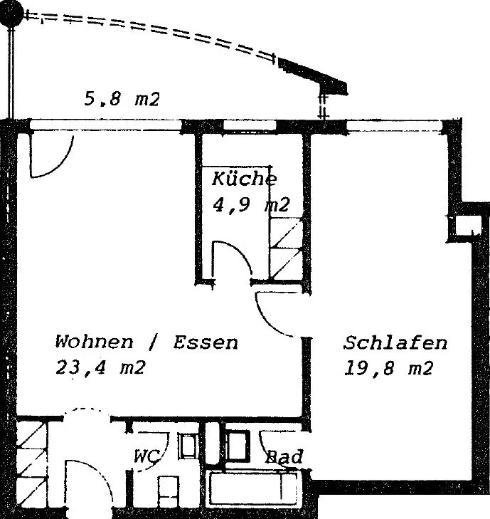 Renovierte 2.5 Zimmer-Wohnung nähe Bahnhof