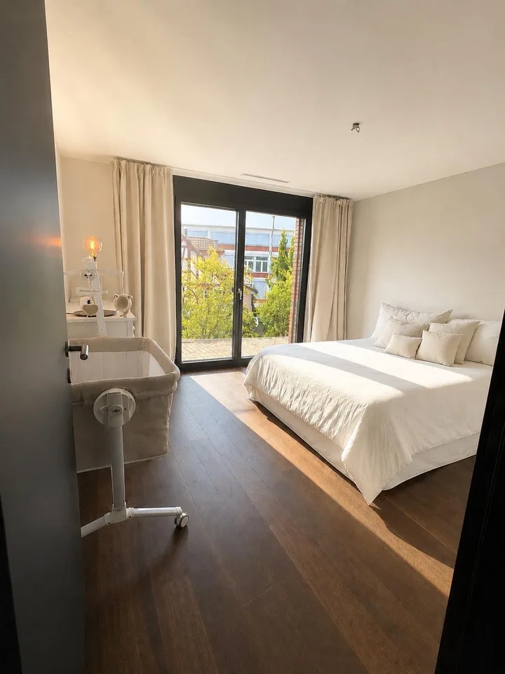 Corner flat with unobstructed lake view and large outdoor space