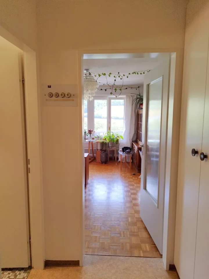 Gemütliche 1,5-Zimmer-Wohnung mit grossem Balkon