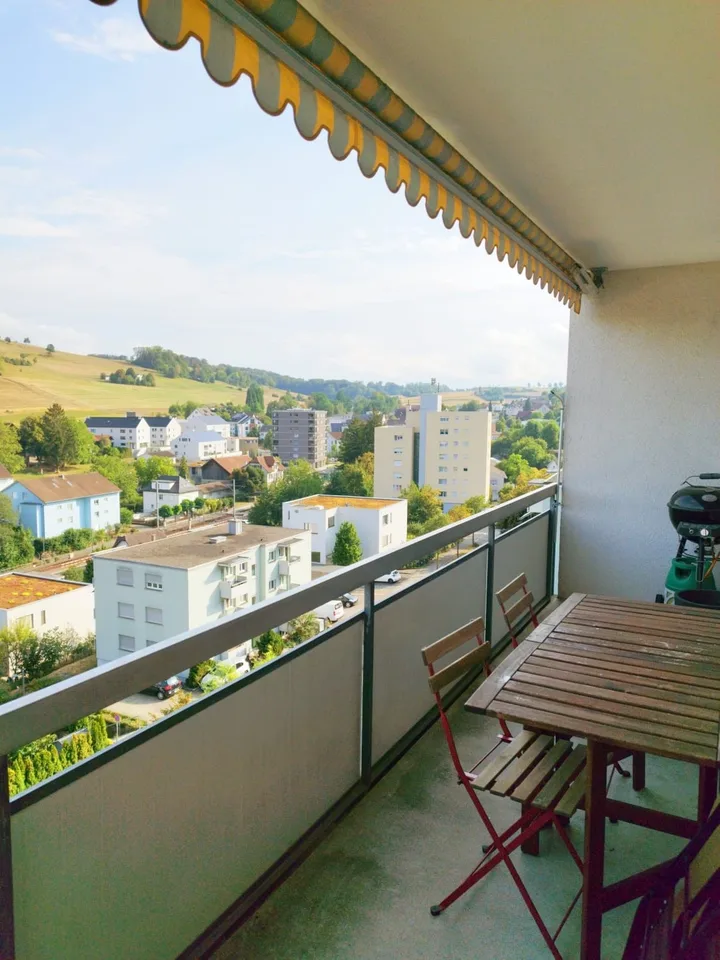 Gemütliche 1,5-Zimmer-Wohnung mit grossem Balkon