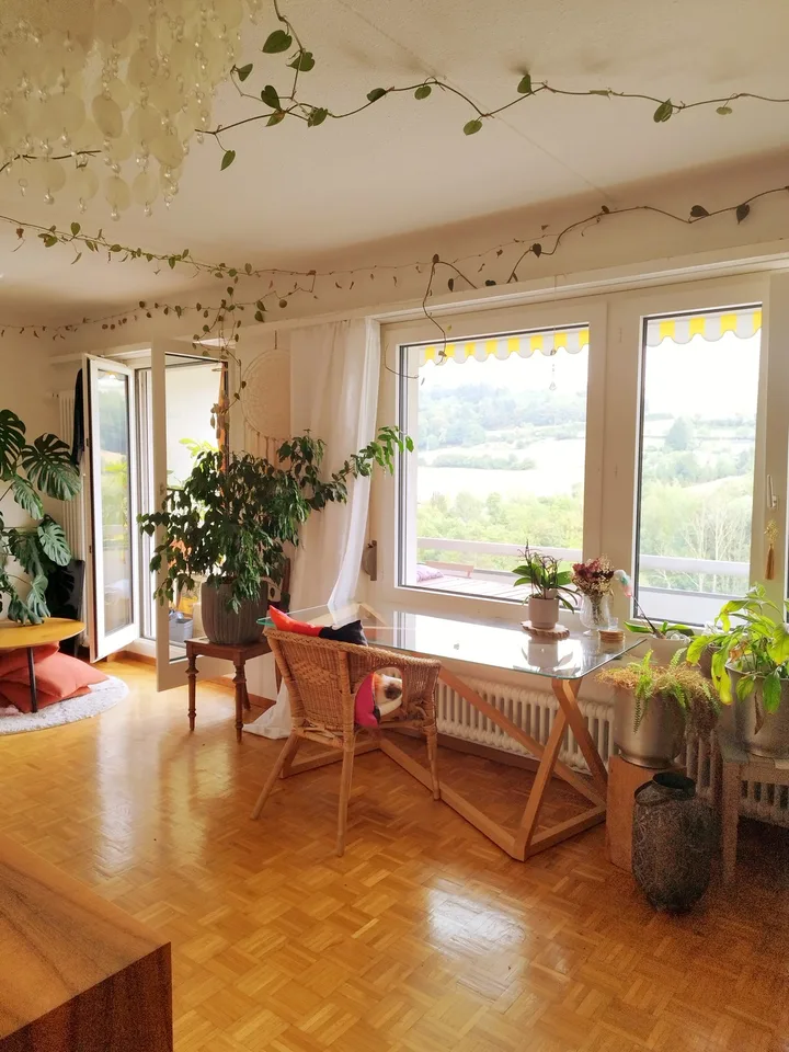 Gemütliche 1,5-Zimmer-Wohnung mit grossem Balkon