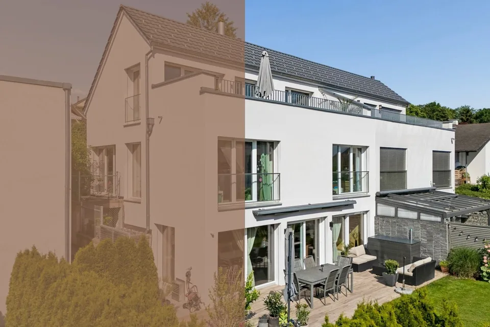 Attraktive 5.5-Zimmer-Doppeleinfamilienhaushälfte auf vier Ebenen - geräumig und pflegeleicht