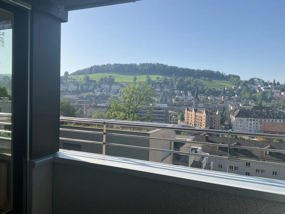 Helle 1-Zimmerwohnung mit Balkon im Stadtzentrum