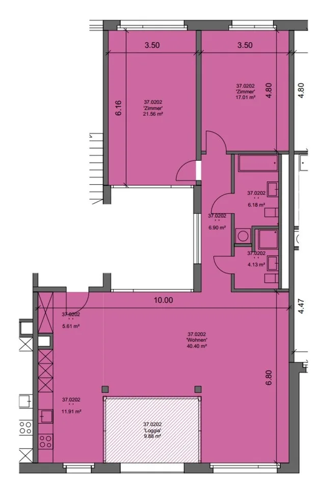 Lichtdurchflutete Wohnung in der Binzallee