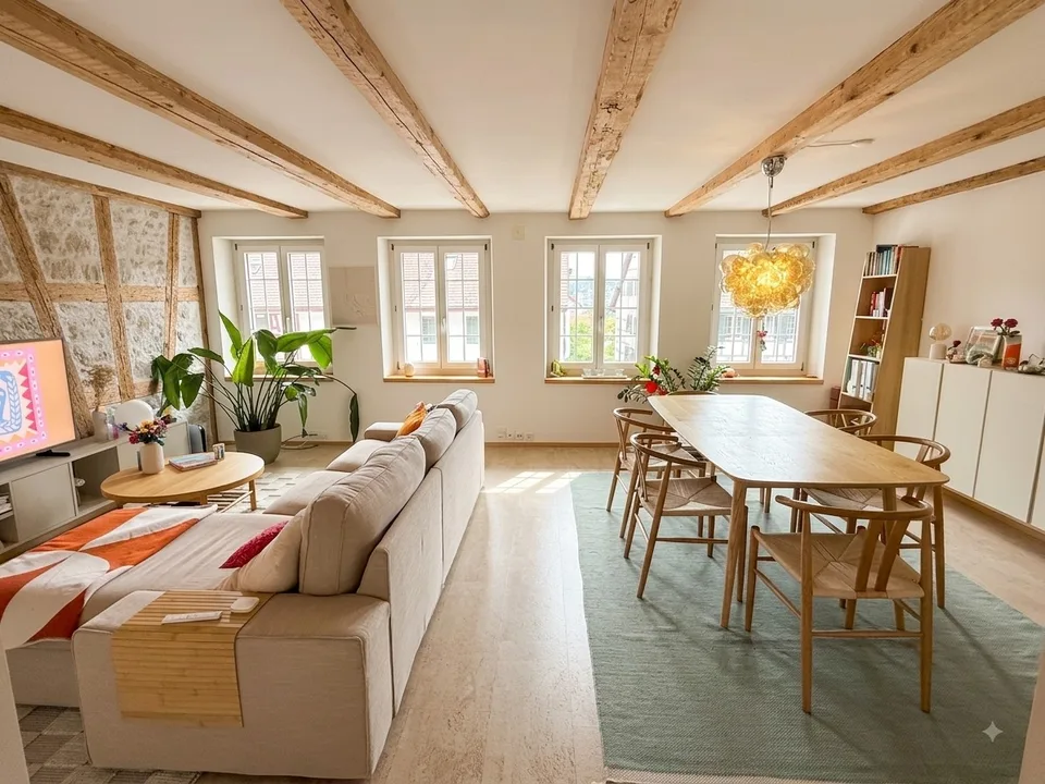 Grosszügige 2.5-Zimmer-Wohnung im Dorfkern Oberwinterthur mit viel Charme