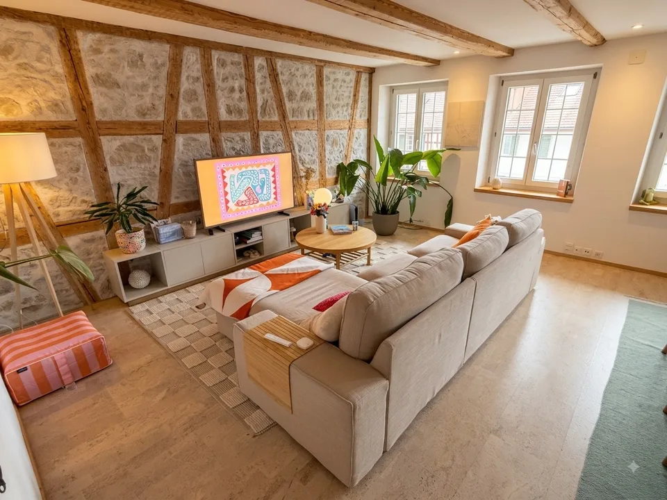 Grosszügige 2.5-Zimmer-Wohnung im Dorfkern Oberwinterthur mit viel Charme