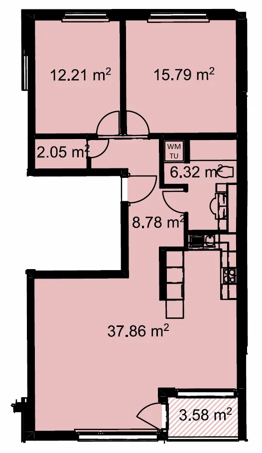 3.5-Zimmer-Wohnung im Quartier Buchthalen