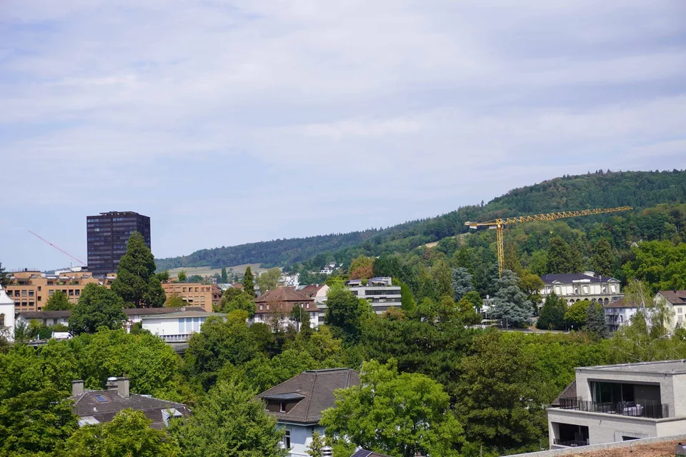 Aussergewöhnliche Attika-Wohnung mit herrliche Aussicht auf Baden