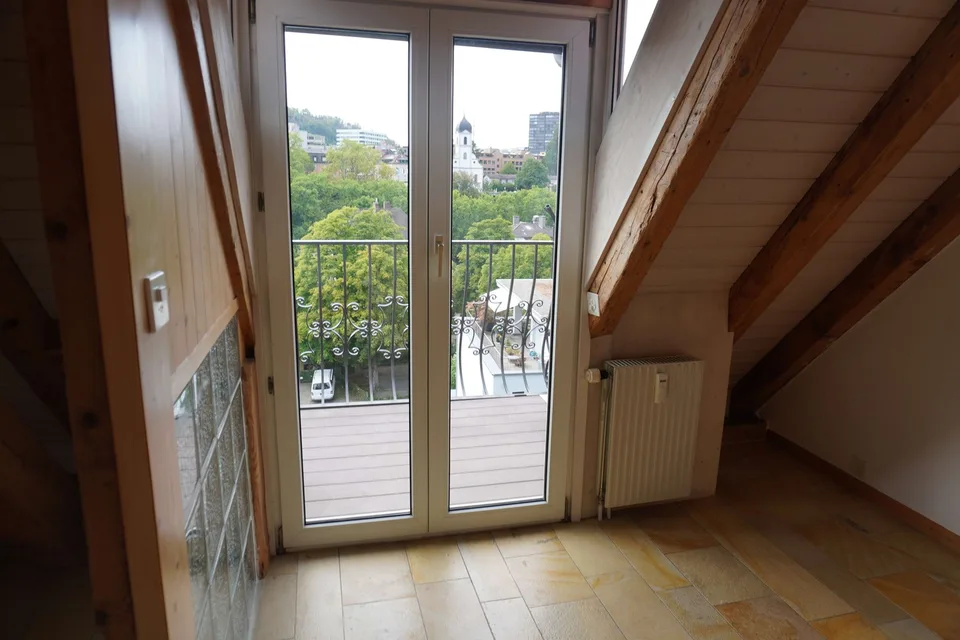 Aussergewöhnliche Attika-Wohnung mit herrliche Aussicht auf Baden