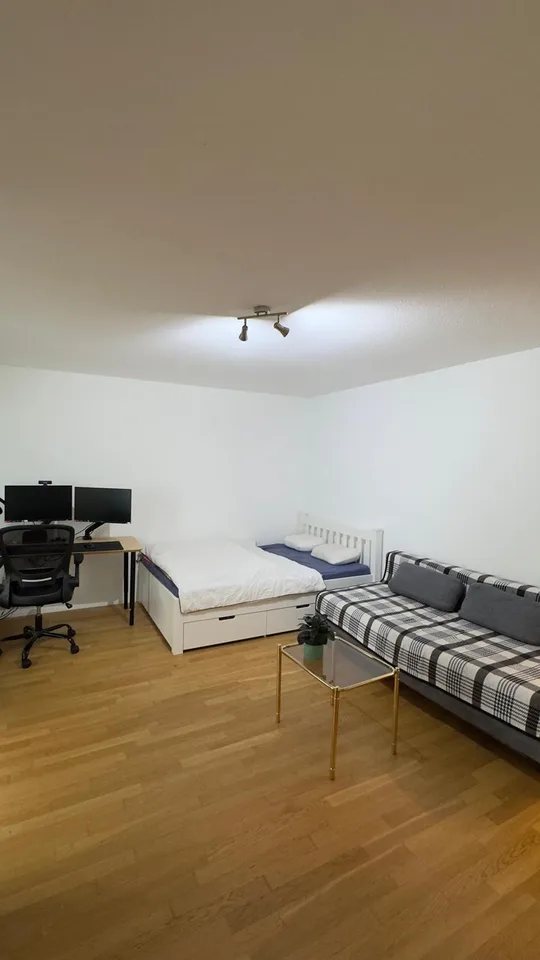 Cosy and quiet 1.5 rooms flat to rent in Zollikerberg(10mins from Stadelhofen)