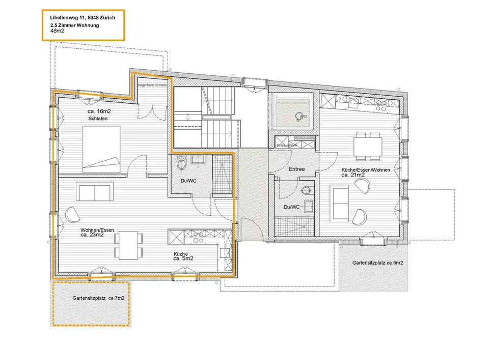 2.5 Zimmer Wohnung (Neubau) in Altstetten