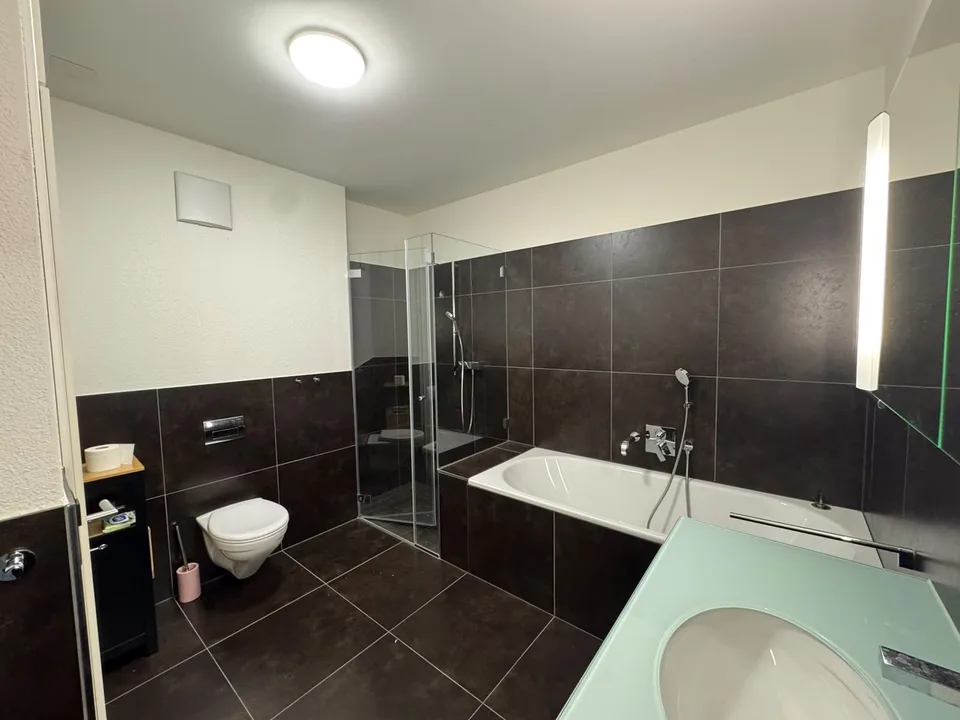 Helle 2.5-Zimmer-Wohnung mit Terrasse und Weitblick in Zürich beim Triemli
