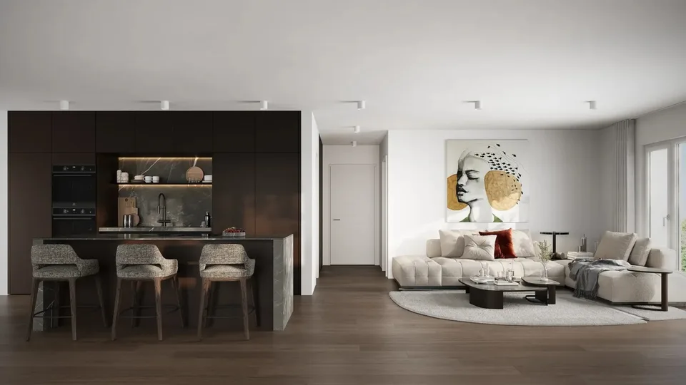 Elegante 3.5-Zimmerwohnung – naturnah und unweit des Zürichsees