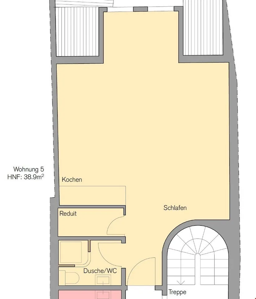 Heimelige 1.5-Zimmer-Dachwohnung in der Aarauer Altstadt