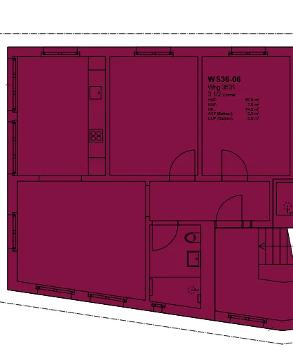 3.5-Zimmer-Genossenschaftswohnung in Biel