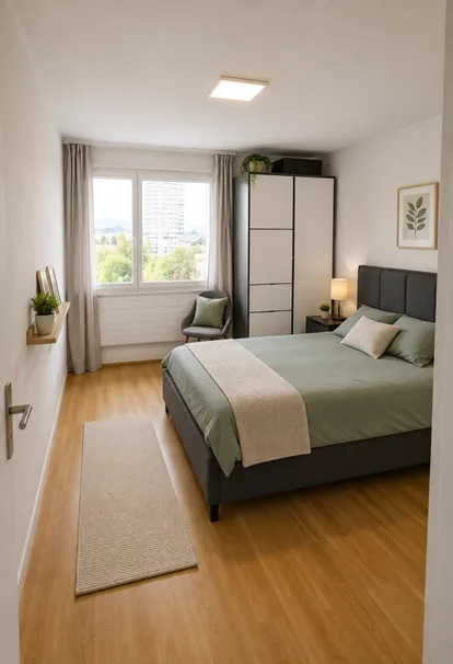 Günstige 5.5 Zimmerwohnung mit Aussicht