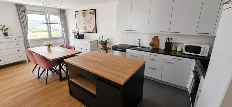 Günstige 5.5 Zimmerwohnung mit Aussicht