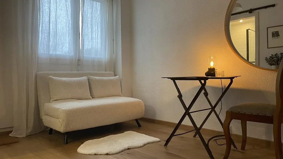 NYON – Appartement meublé 2 pièces au calme, proche lac et centre