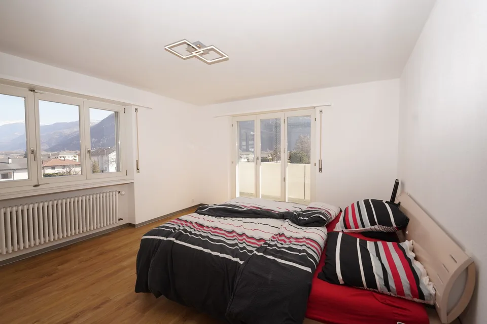 Grosszügige 4.5-Zimmerwohnung mit 114 m² und zwei Balkonen in Gampel