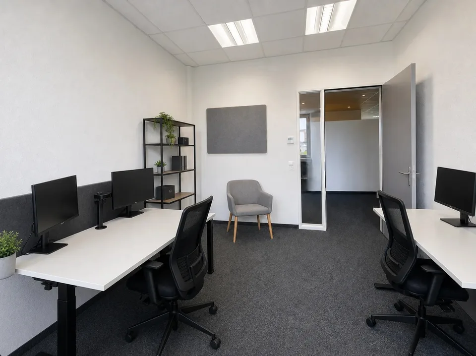 Möbliertes Privatbüro all-in – Coworking, Fix & Flex Desks in Zug