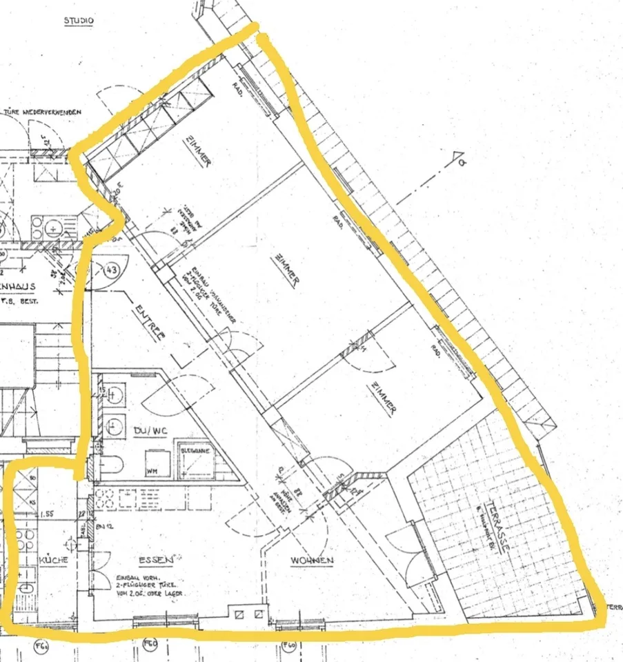 Grosszügige 4.5-Zimmer-Wohnung mit Balkon im Zentrum von St. Gallen – ab 1. September
