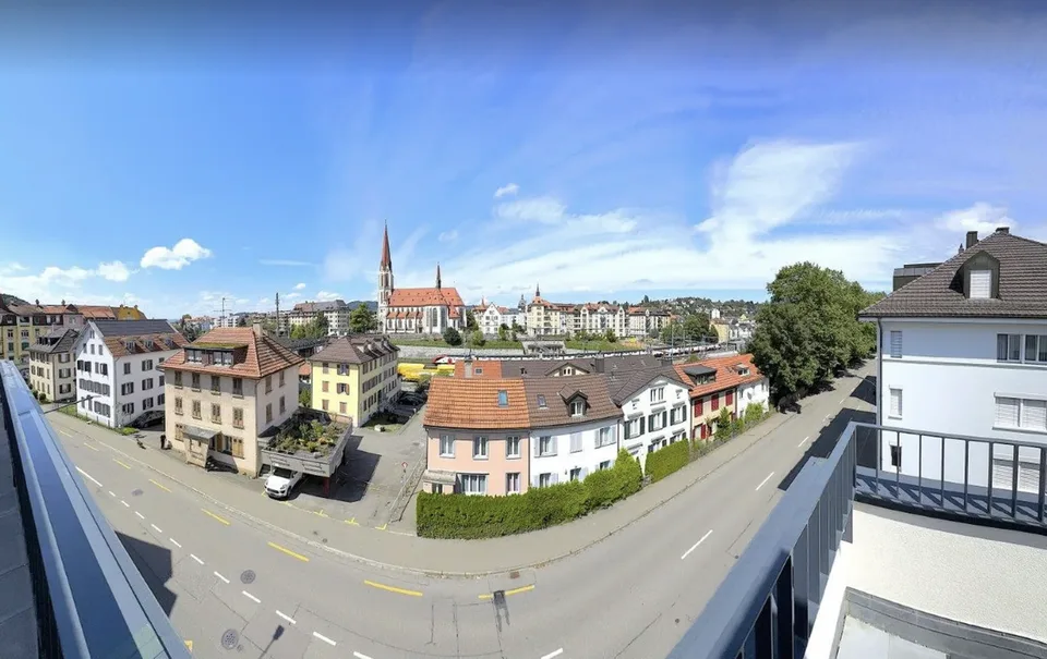 Schöne 3.5-Zimmer-Attikawohnung mit grossem Balkon in St. Gallen