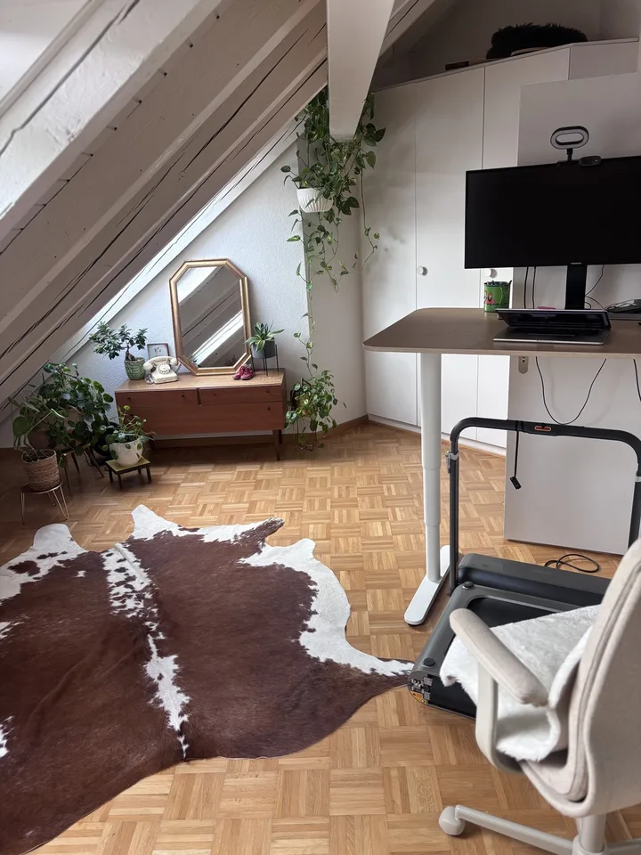 TEMPORÄR: Moderne, voll ausgestattete 3.5-Zimmer-Wohnung mit grosser Terrasse in Zürich Wiedikon (befristet)