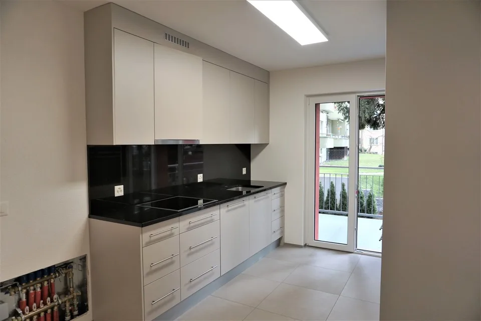 Renovierte Wohnung mit Balkon und Blick ins Grüne