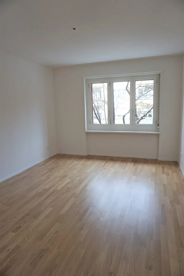 Renovierte Wohnung mit Balkon und Blick ins Grüne
