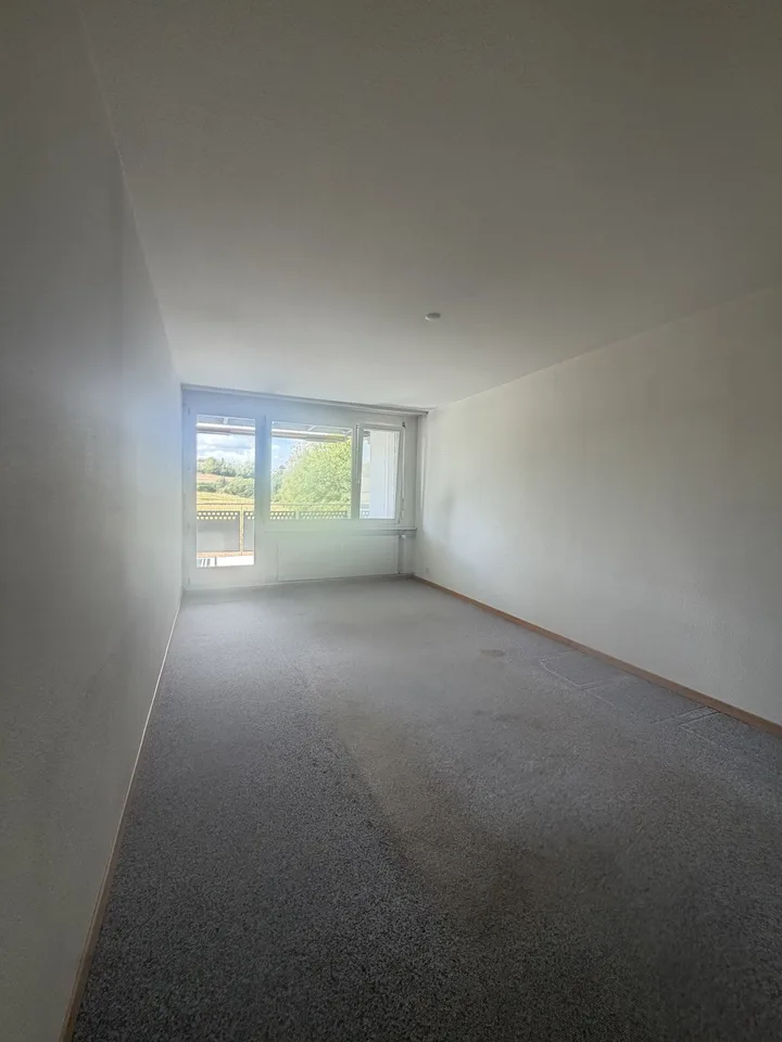 Tolle Wohnung mit grossem Balkon und schöner Sicht