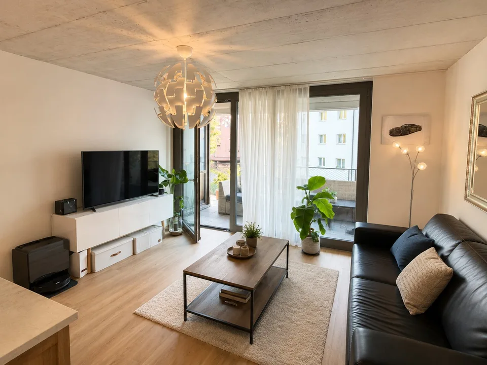 Moderne 2-Zimmer-Wohnung mit grosser Loggia in Liestal