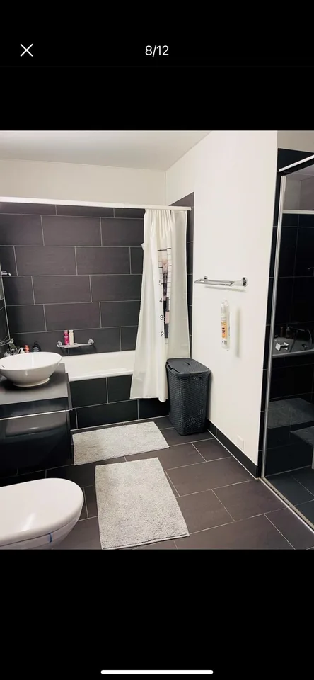 Modern 2.5 room apt., 72 sqm, huge balcony, garage and private washing machine. Permanent lease